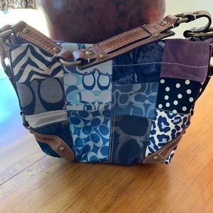 Coach multi color purse.....looks new